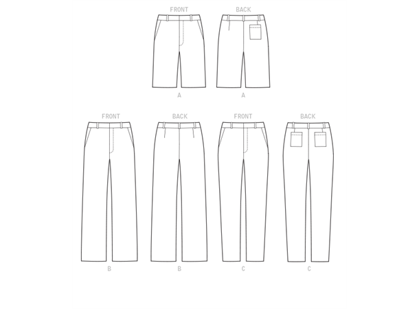 McCall's 7987 - Bukser eller shorts NVV (30-32-34-36)