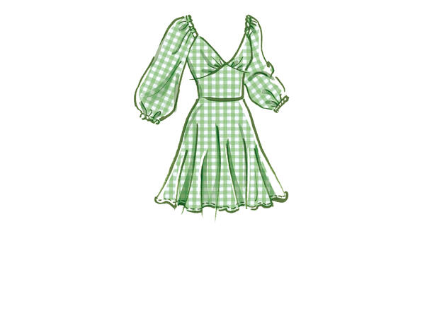 McCall's 8195 - Kort kjole.