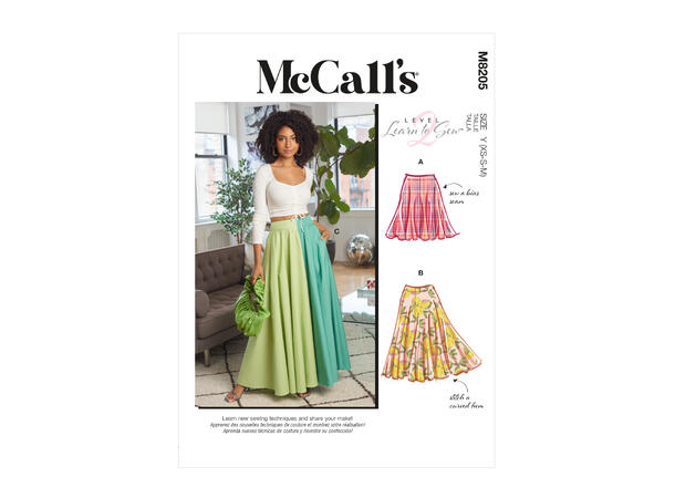 McCall's 8205 - Skjørt.