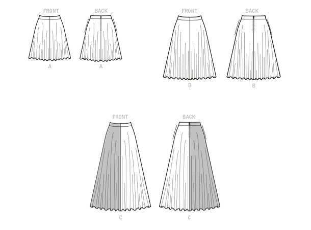 McCall's 8205 - Skjørt.