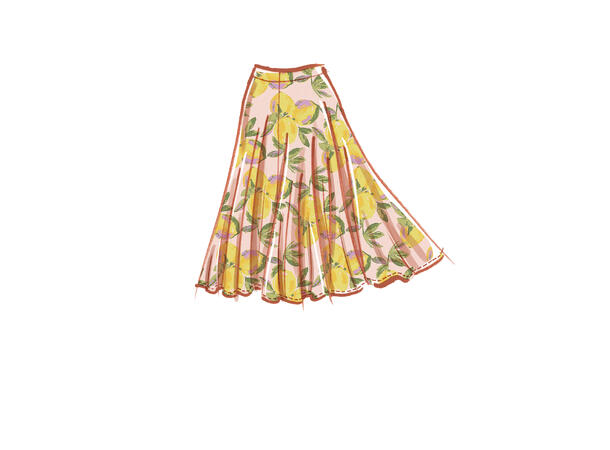 McCall's 8205 - Skjørt.