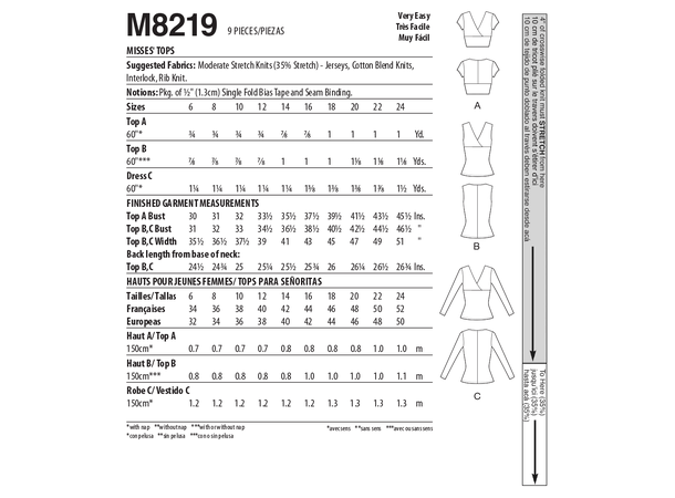 McCall's 8219 - Topper.