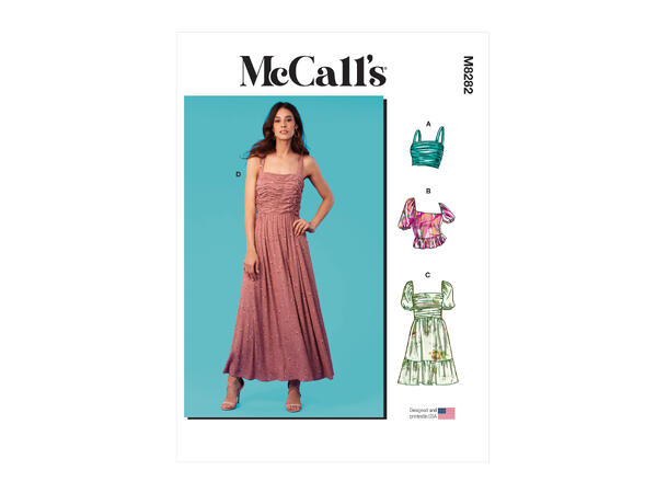 McCall's 8282 - Kjole & Topper.