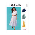 McCall's 8285 - Kjole & Bluse Y (XS-S-M)