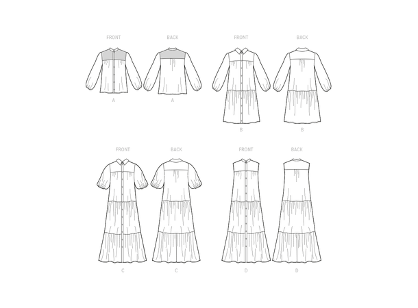 McCall's 8285 - Kjole & Bluse.