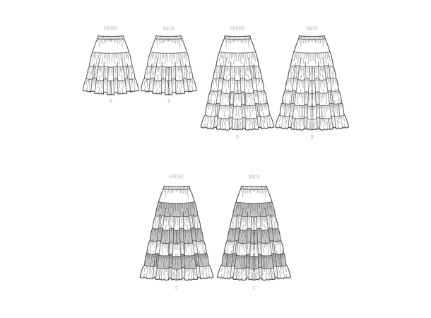 McCall's 8326 - Skjørt.