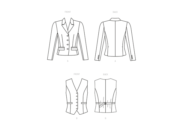 McCall's 8350 - Blazer og Vest.