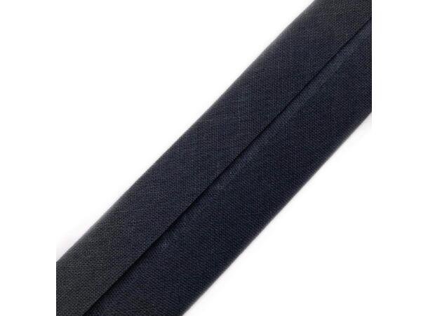 Skråbånd i bomull Sort, 30 mm