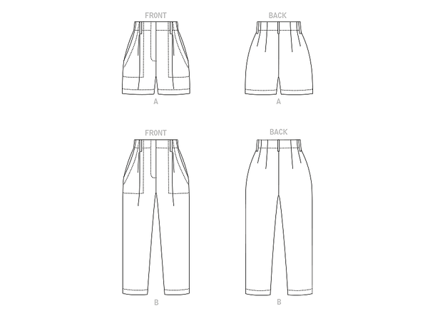 Vogue 1900 - Bukse og shorts.