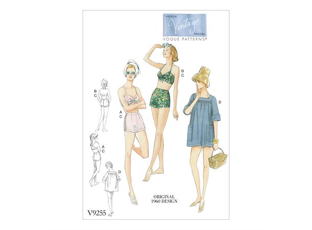Vogue 9255 - BH med shorts A5 (6-8-10-12-14)