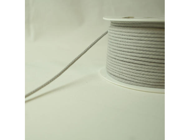 Anorakksnor, sort, 4 mm vannfast