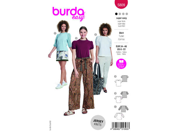 Burda 5809 - Topp