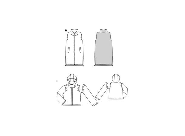 Burda 5869 - Jakke og vest