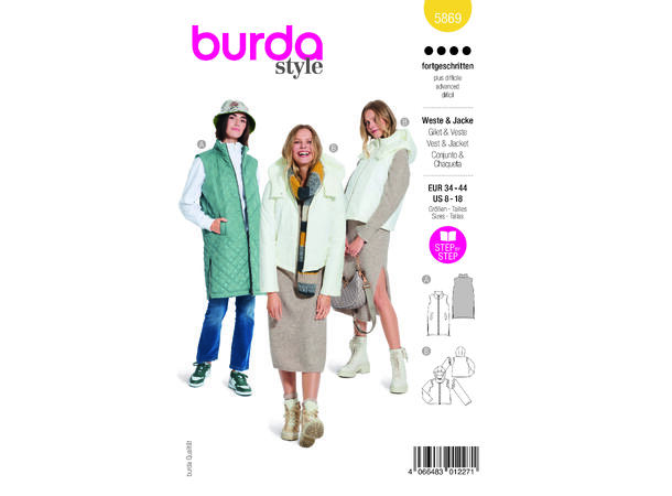Burda 5869 - Jakke og vest
