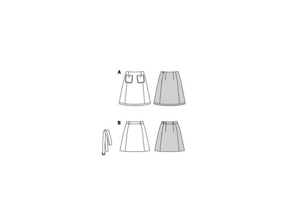 Burda 5930 - Skjørt