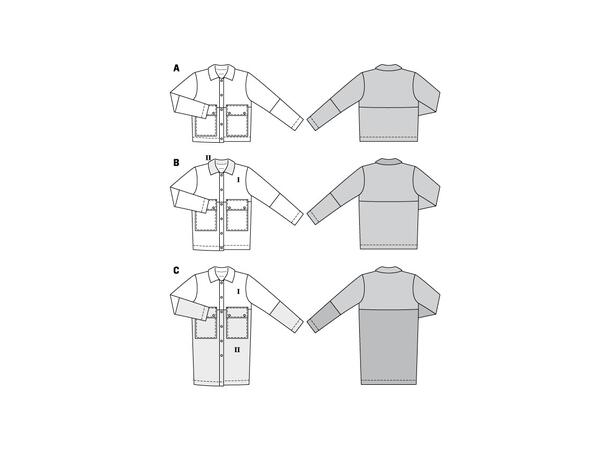 Burda 5941 - Jakke & Kåpe