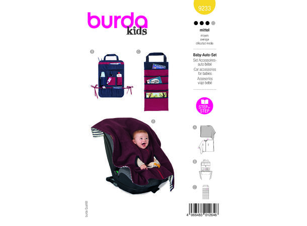 Burda 9233 - Biltilbehør baby