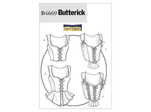 Butterick 4669- historisk korsett