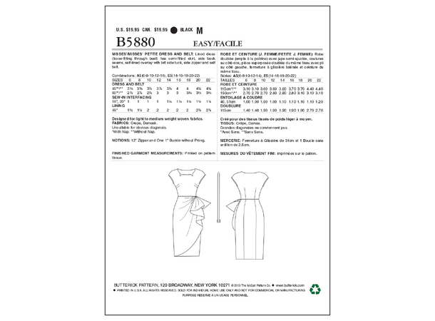 Butterick 5880- Retro Kjole