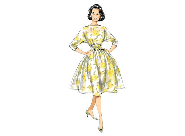 Butterick 6242- Retro Kjole