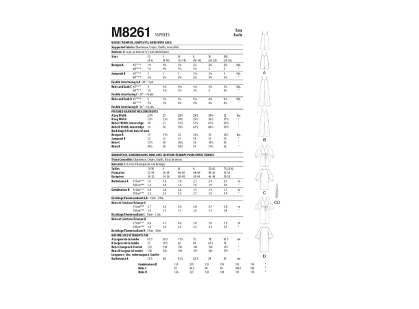 McCall's 8261 - Jumpsuit og Jakke.