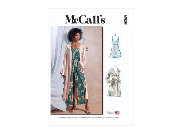 McCall's 8261 - Jumpsuit og Jakke.