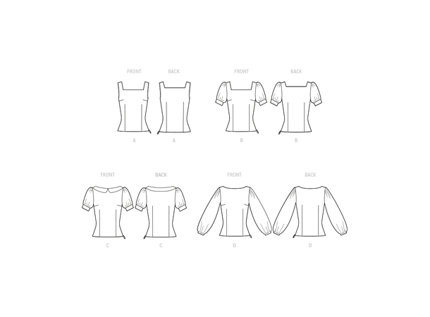 McCall's 8287 - Bluse.