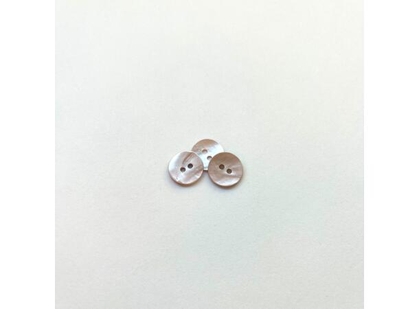 Perlemorsknapp Rosa, 13mm