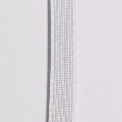 Spilebånd til korsett 12 mm, hvit
