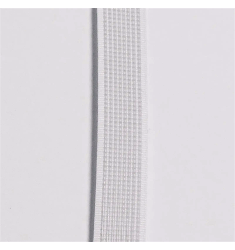 Spilebånd til korsett 12 mm, hvit