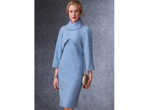 Vogue 1736 - Kjole med jakke.