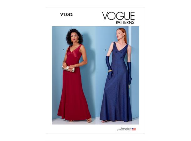 Vogue 1842 - Kjole F5 (16-18-20-22-24)