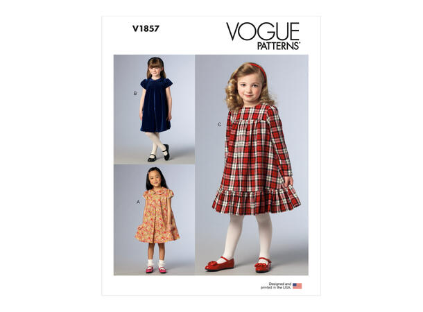 Vogue 1857 - Kjole til barn.