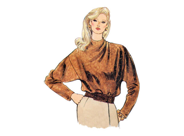 Vogue 1902 - Vintage bluse.