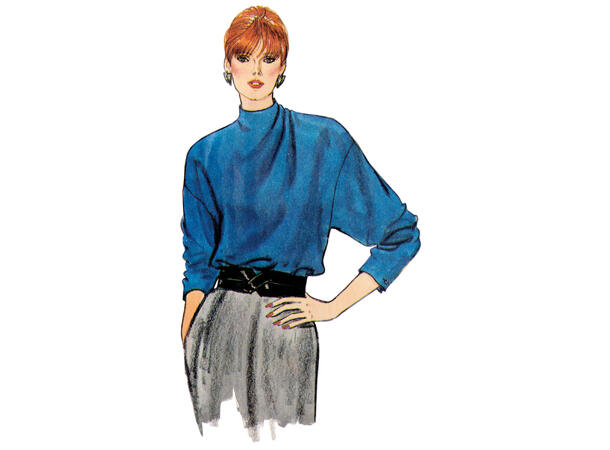 Vogue 1902 - Vintage bluse.