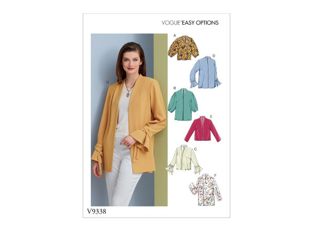 Vogue 9338 - Blazerjakke.