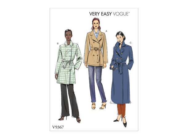 Vogue 9367 - Frakk / kåpe