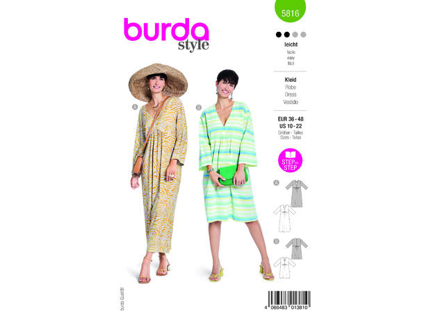 Burda 5816 - Kjole
