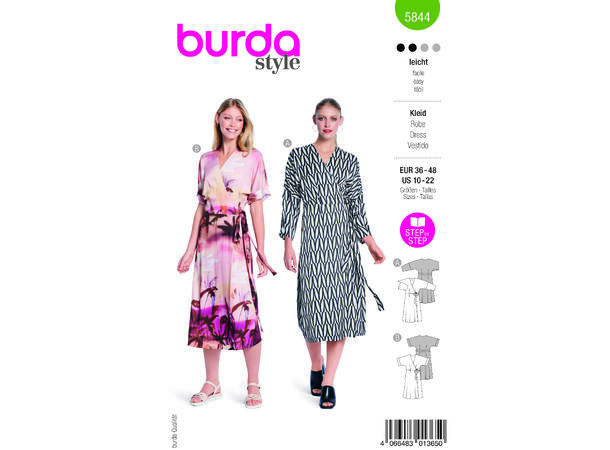 Burda 5844 - Kjole