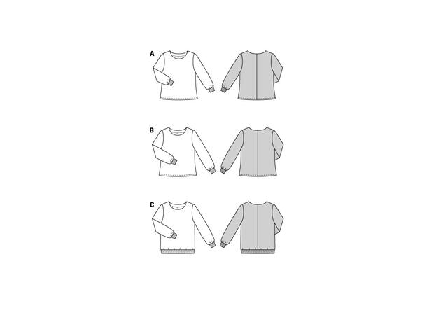 Burda 5849 - Genser