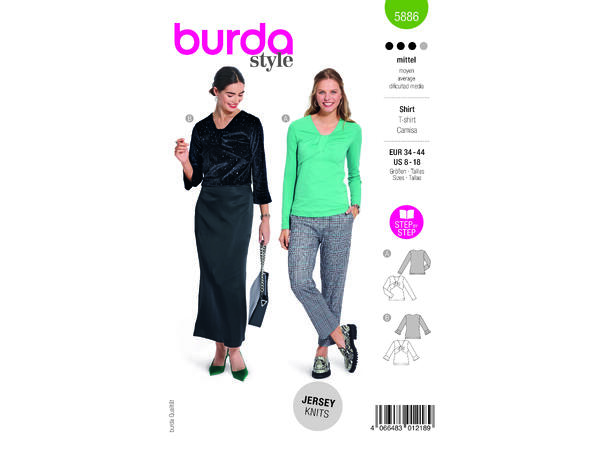 Burda 5885 - Kjole