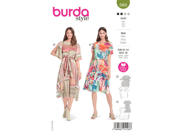 Burda 5903 - Kjole