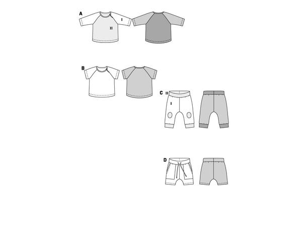 Burda 9246 - Sett med genser og bukse