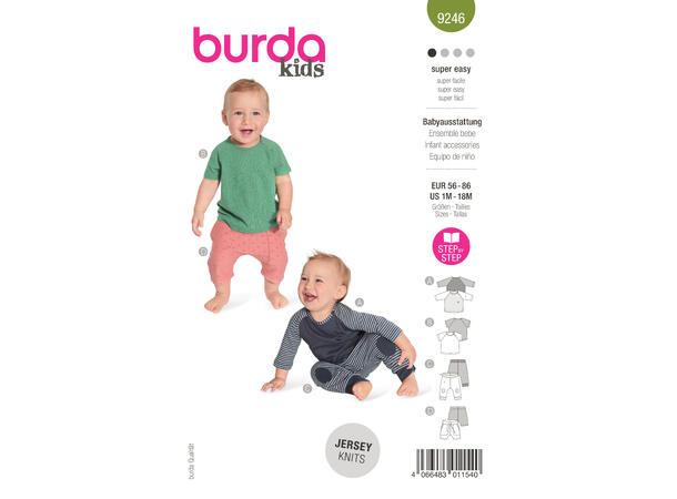 Burda 9246 - Sett med genser og bukse
