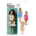 Butterick 5876- Kjole til barn CCB (1-2-3-4)