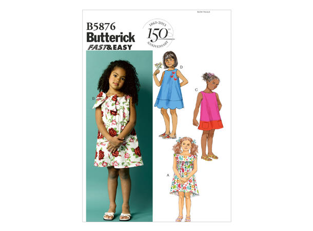 Butterick 5876- kjole