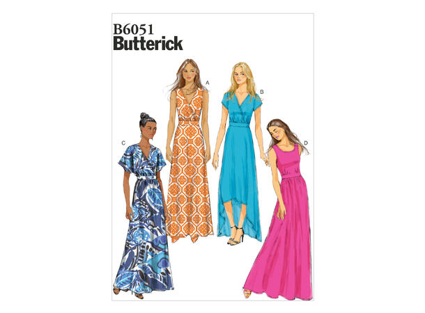 Butterick 6051- kjole til dame