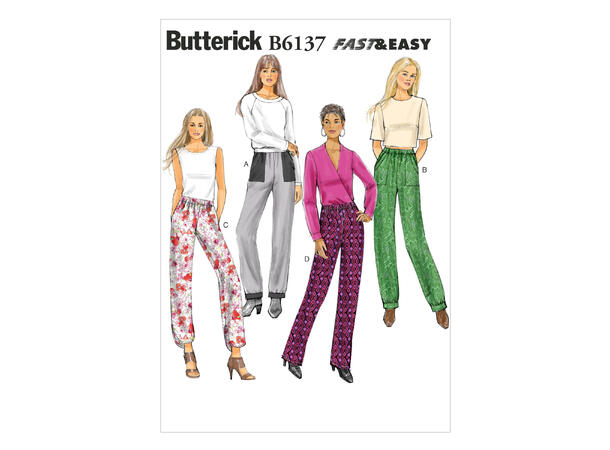 Butterick 6137, bukse