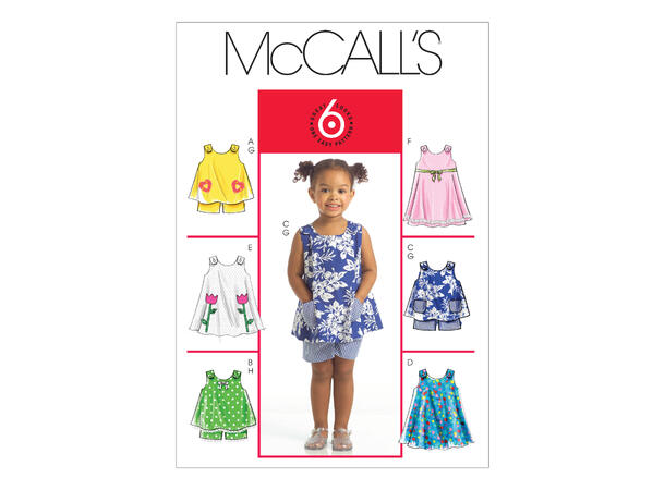 McCall's 5416 - Topp, kjole og shorts