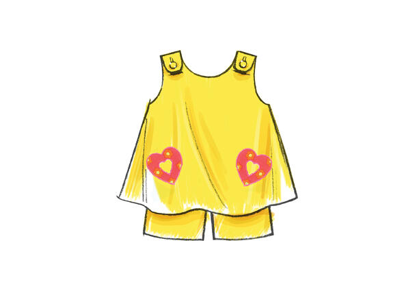 McCall's 5416 - Topp, kjole og shorts